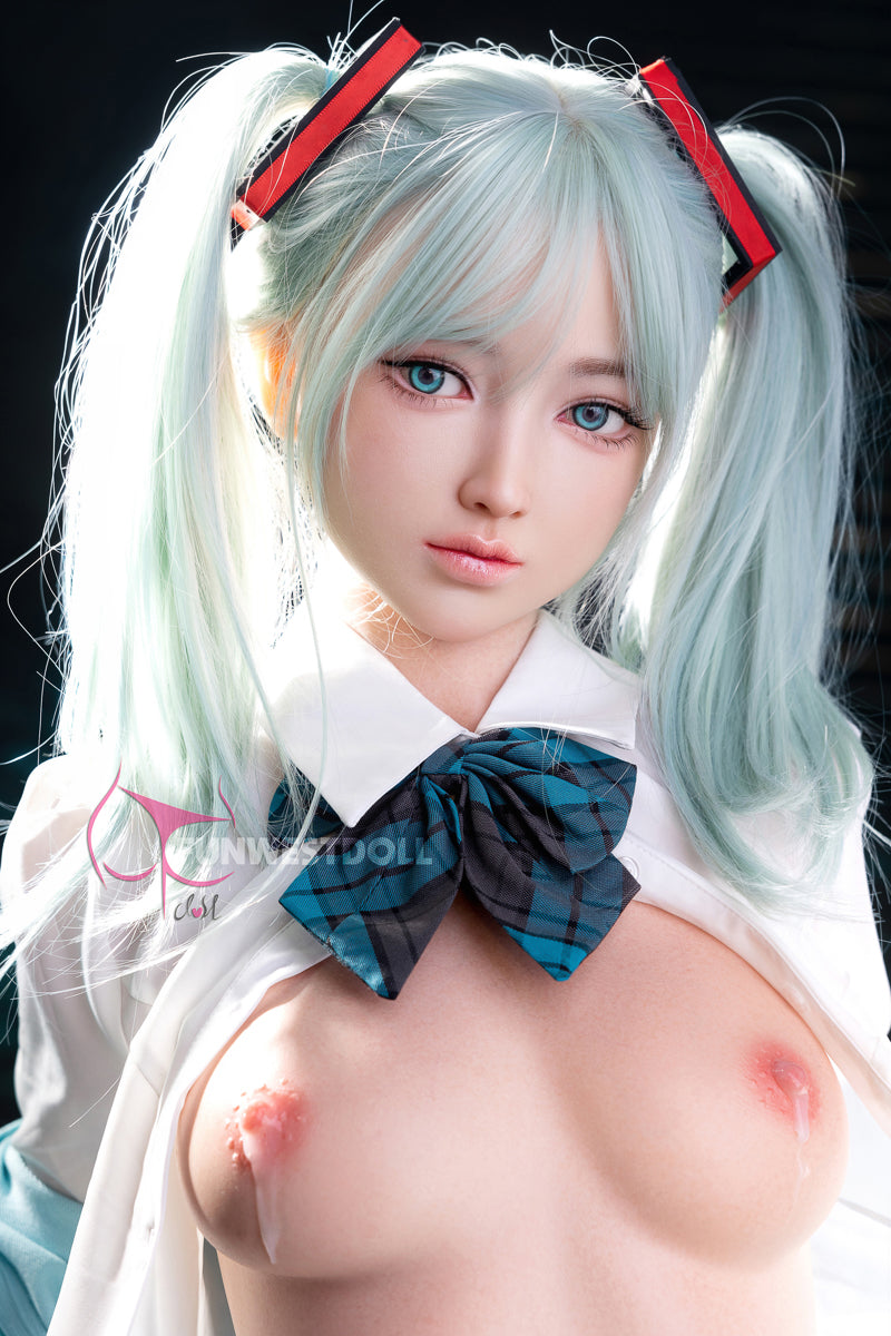 159cm 3D Anime Sex Doll A Cup Silicone Love Doll Funwest Doll