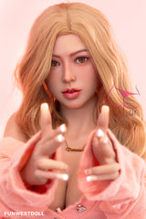 Gentle and kind Blonde Model vivid lifelike love dolls Karen