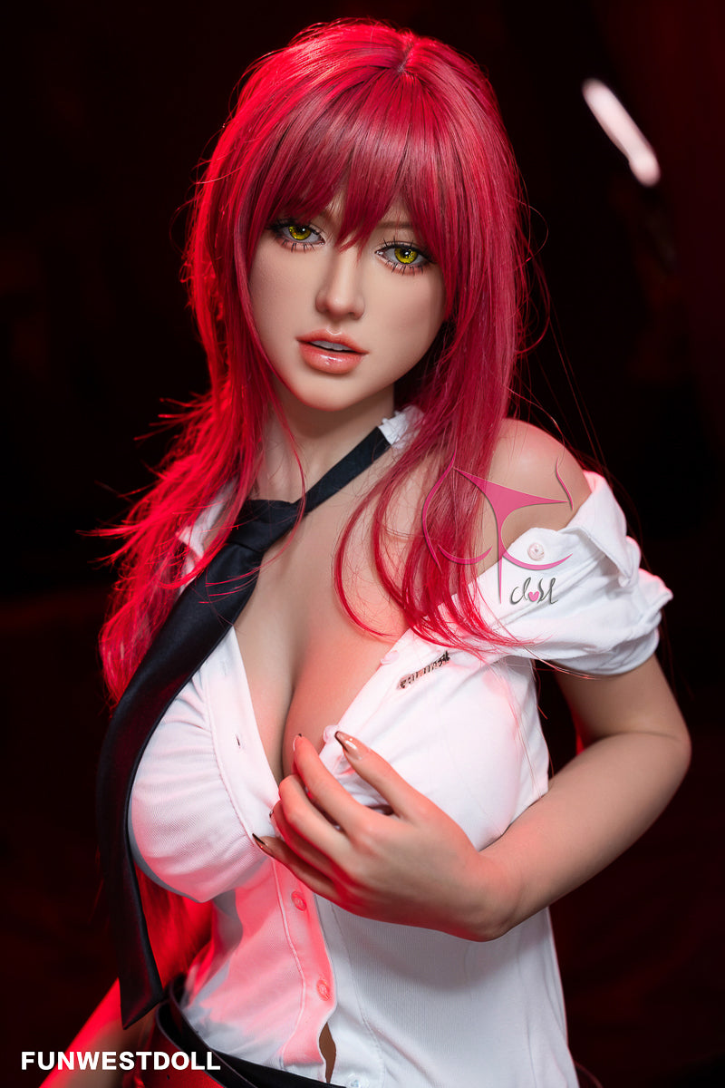 Funwest Doll 162cm redhead young sexy busty sexy doll Chloe