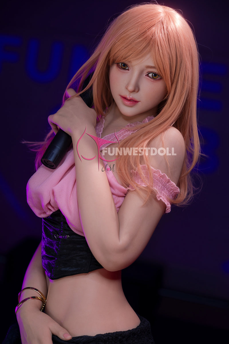 American Beauty Small Breasts Cute 157cm C Cup Lifelike Sex Doll