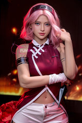 159cm tall pink hair small tits A cup sex doll