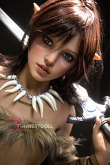 A Cup Funwest Doll Huntress Kylie 159 cm Short Hair Lifelike Sex Doll