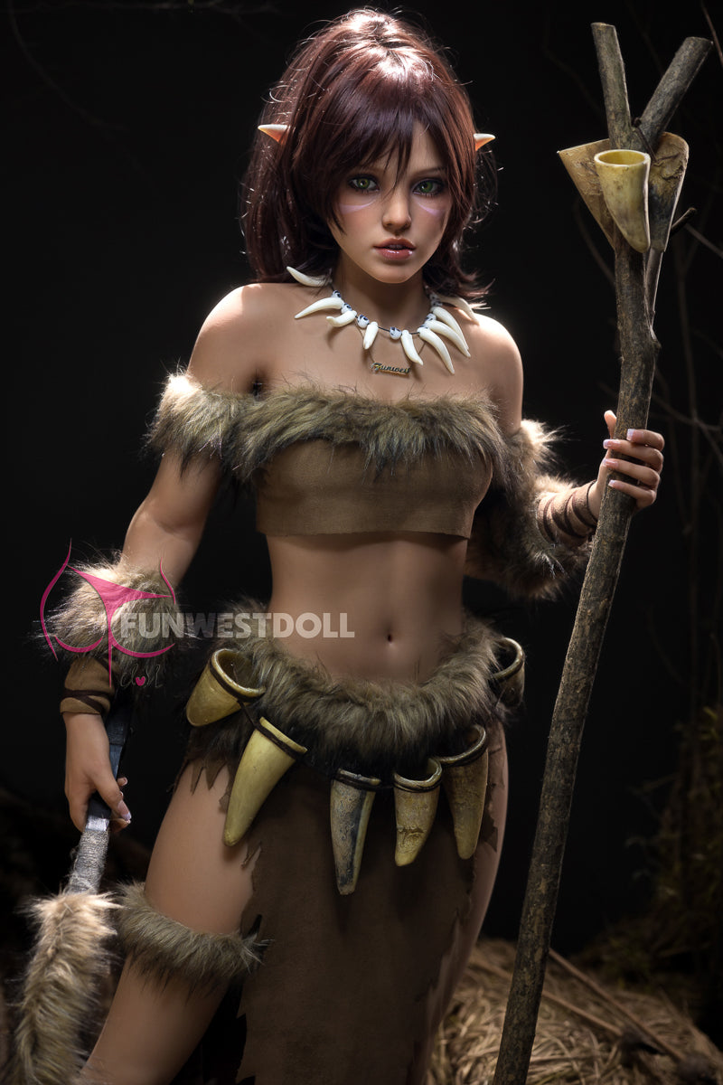 A Cup Funwest Doll Huntress Kylie 159 cm Short Hair Lifelike Sex Doll