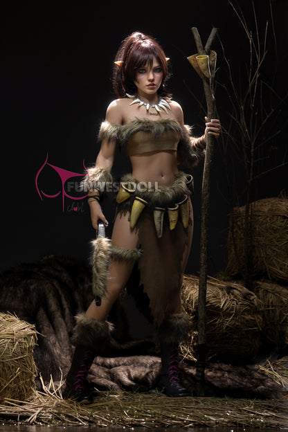 A Cup Funwest Doll Huntress Kylie 159 cm Short Hair Lifelike Sex Doll