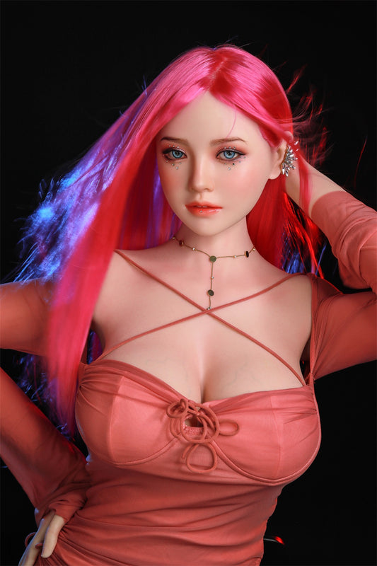 168cm Femboy sex doll red hair silicone COSDoll