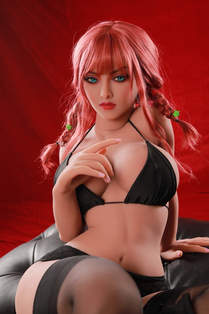 158cm red hair COSDoll F cup sexy love doll