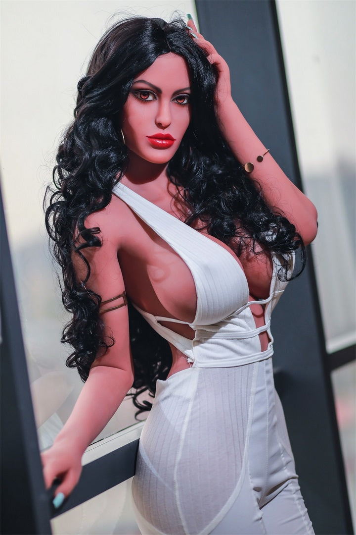 170cm TPE real love doll black hair E cup COSDoll