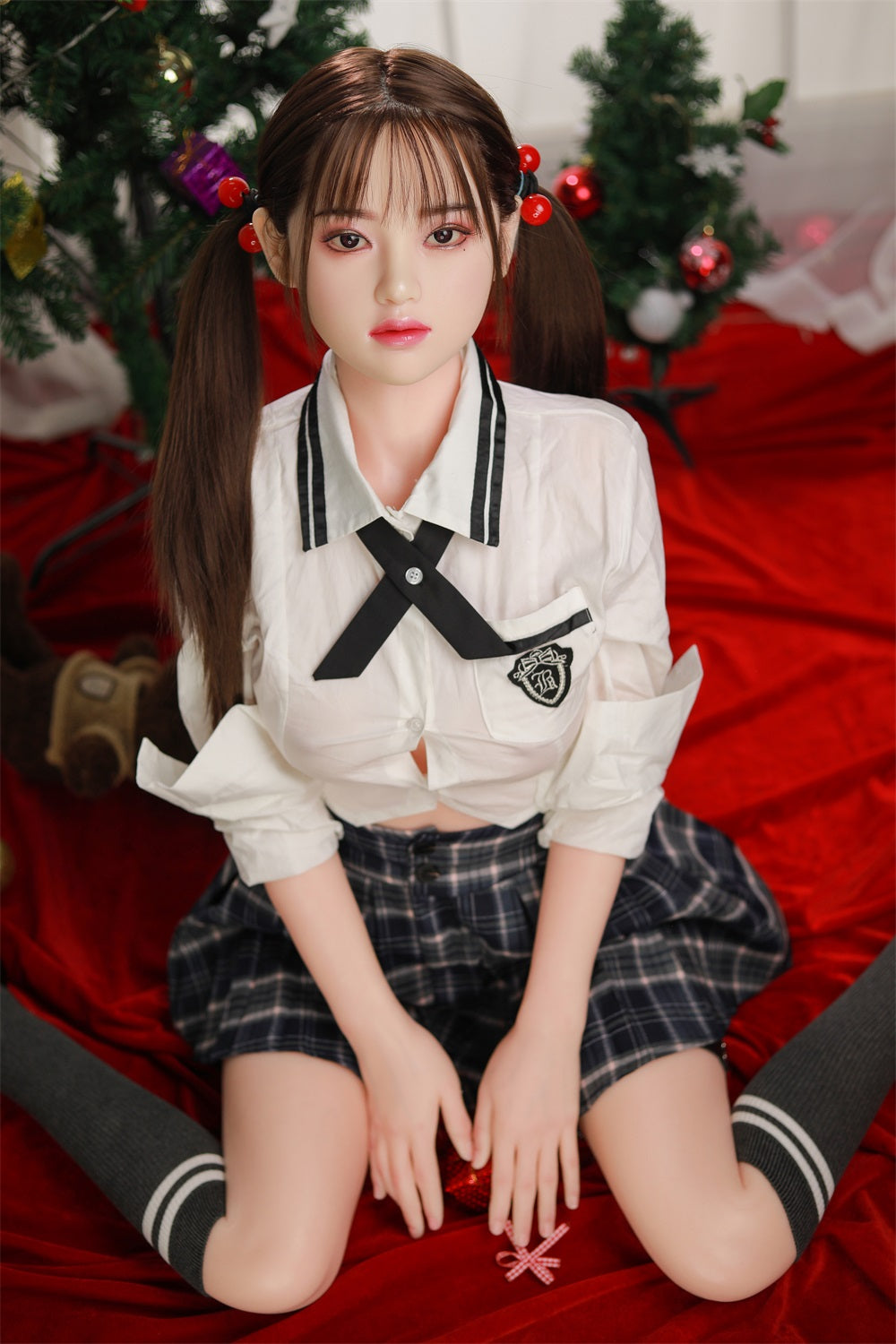 165cm cute silicone sex doll uniform COS Doll