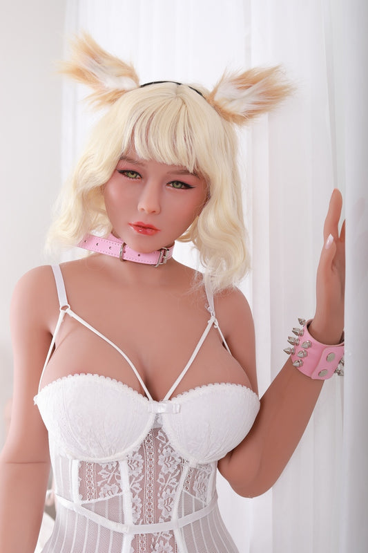 165cm E cup white hair TPE life size sex doll COSDoll