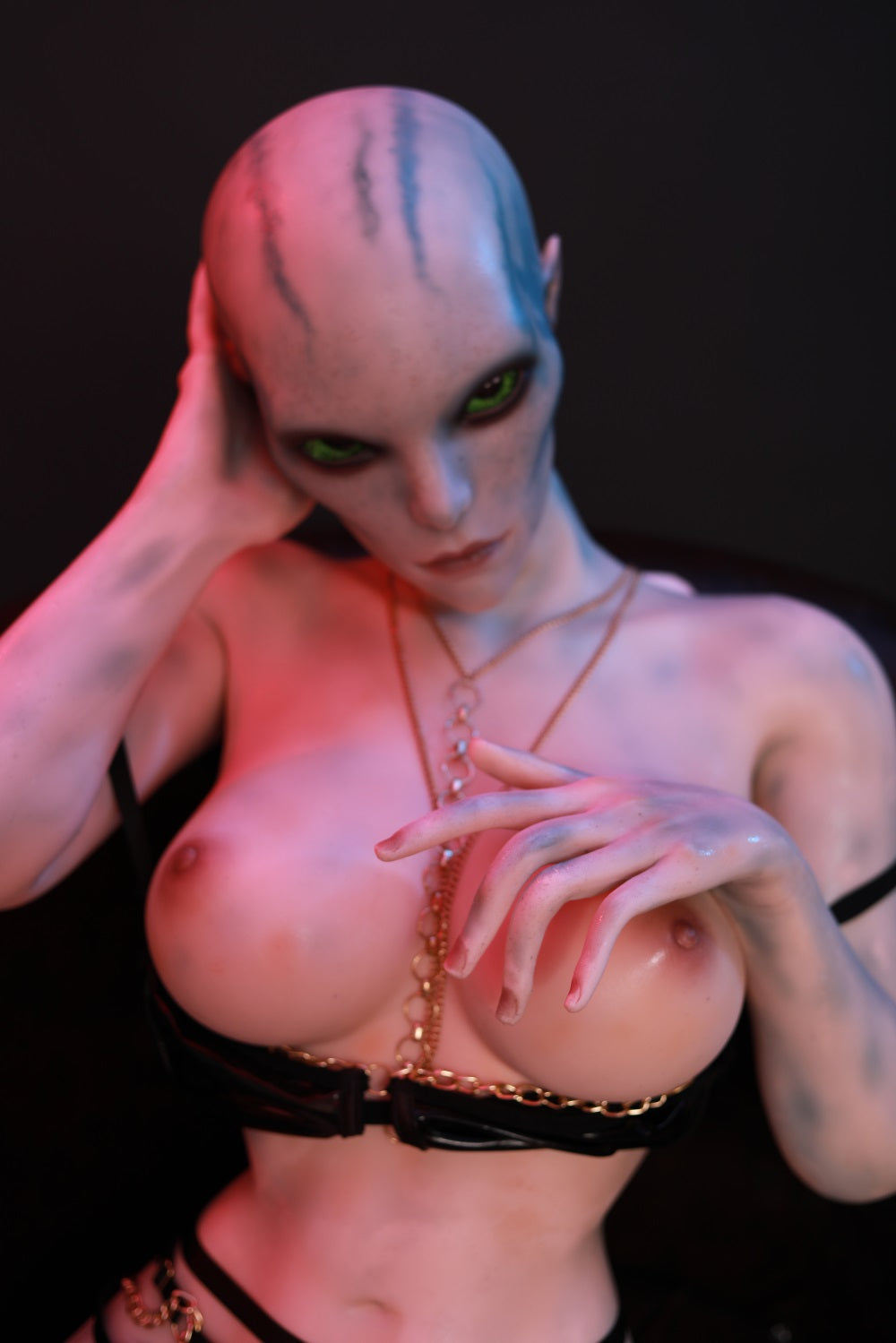 153cm Monster Sex Doll Fitness Silicone Love Doll Starry Doll