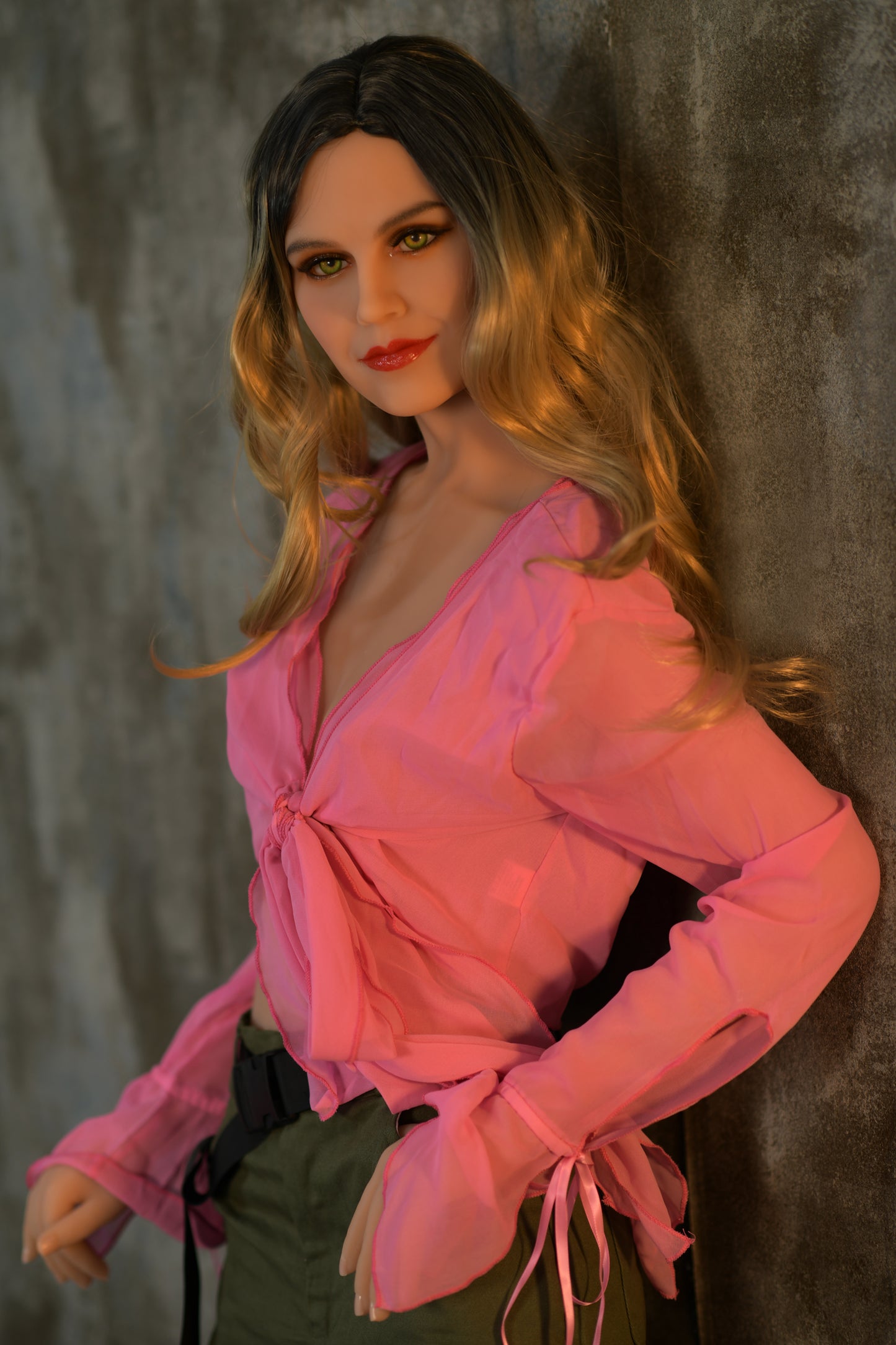 166cm Flat Chest Love Doll TPE Slim European Sex Doll HR Doll