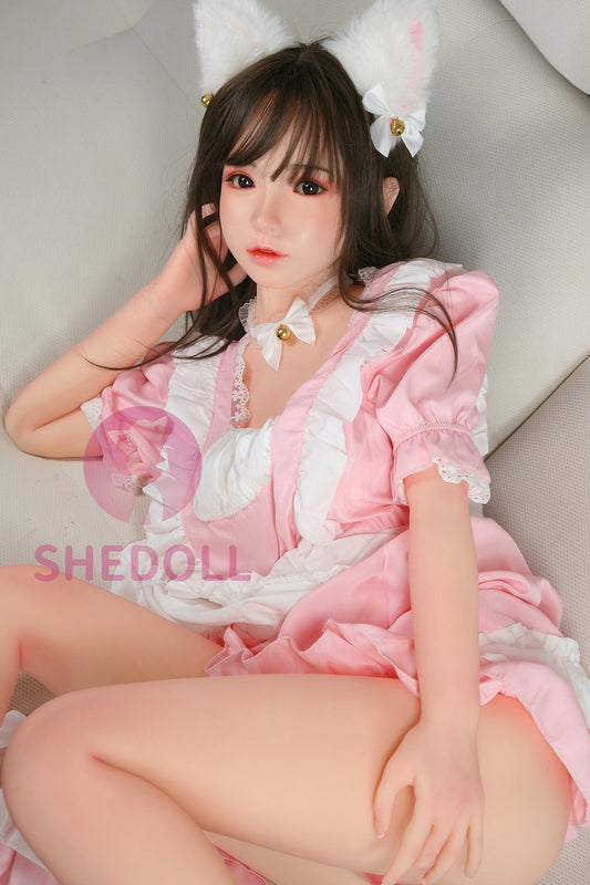 148cm Lolita Lifelike Sex Doll C Cup TPE Japanese Love Doll SHE Doll