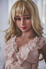 Alaina155cm blonde slim small breast sex doll TPE Irontech doll