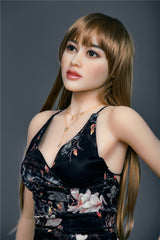 Sarah165cm Asian skinny lifelike doll TPE Irontech doll