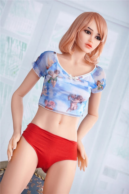 Ada165cm realistic small breast thin high quality TPE sex doll Irontech doll