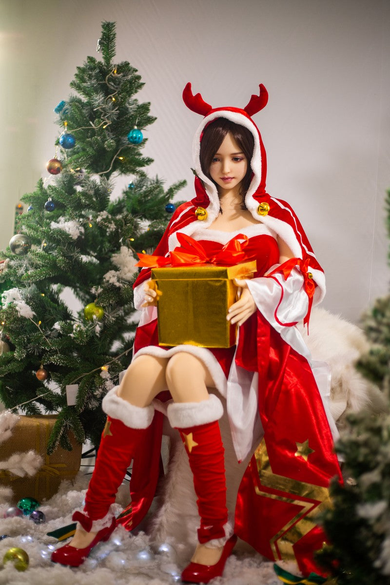 168cm Christmas costume D cup TPE cute sex doll Qita Doll