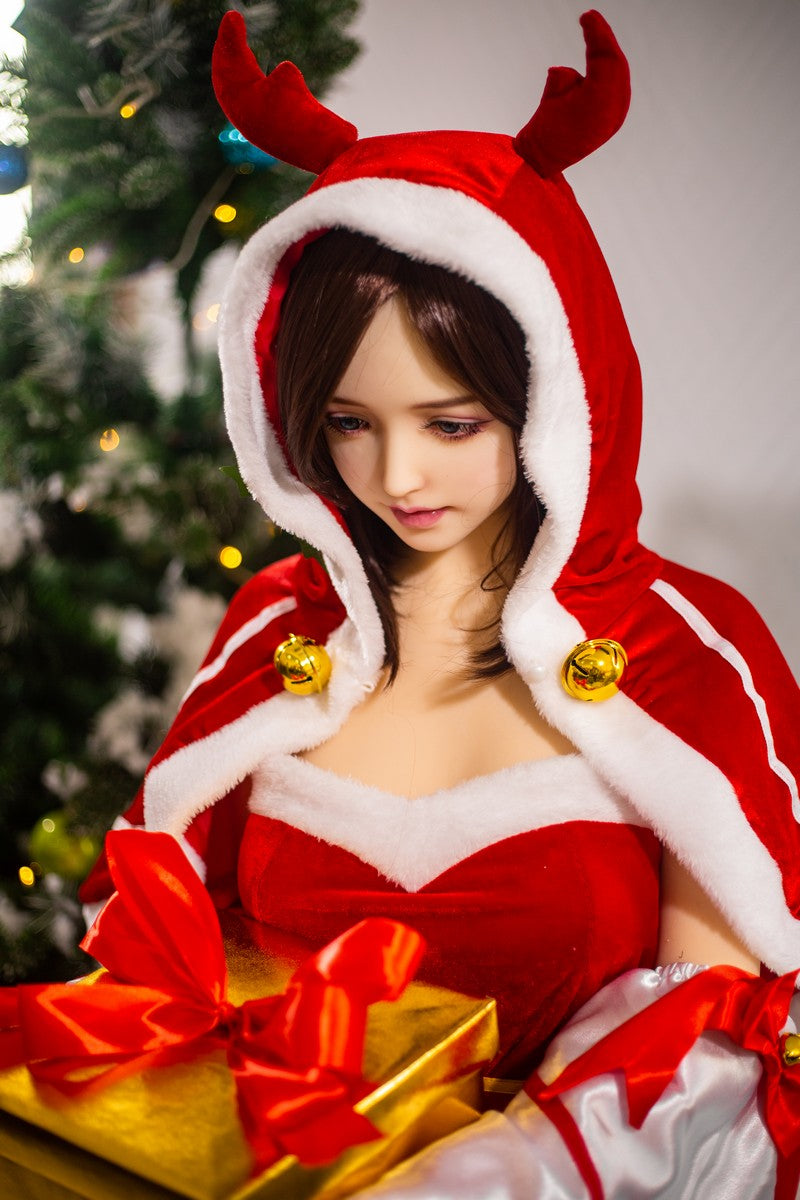 168cm Christmas costume D cup TPE cute sex doll Qita Doll