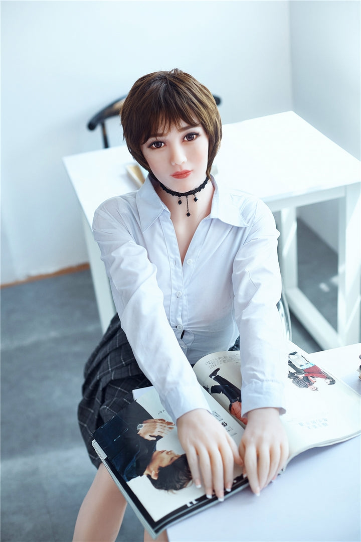 159cm Sexy Short Hair Girl Asian Sex Doll Irontech doll