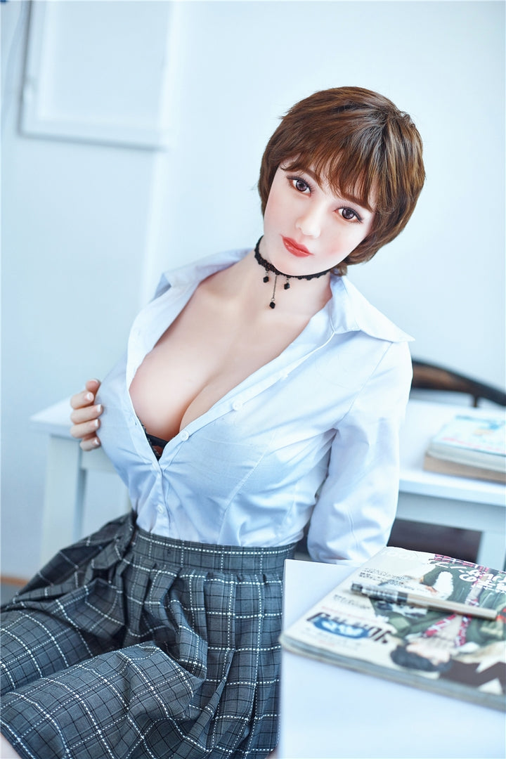 159cm Sexy Short Hair Girl Asian Sex Doll Irontech doll