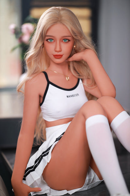 157cm blonde C cup young girl slim sex doll Fire doll new arrival