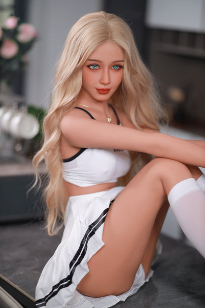 157cm blonde C cup young girl slim sex doll Fire doll new arrival