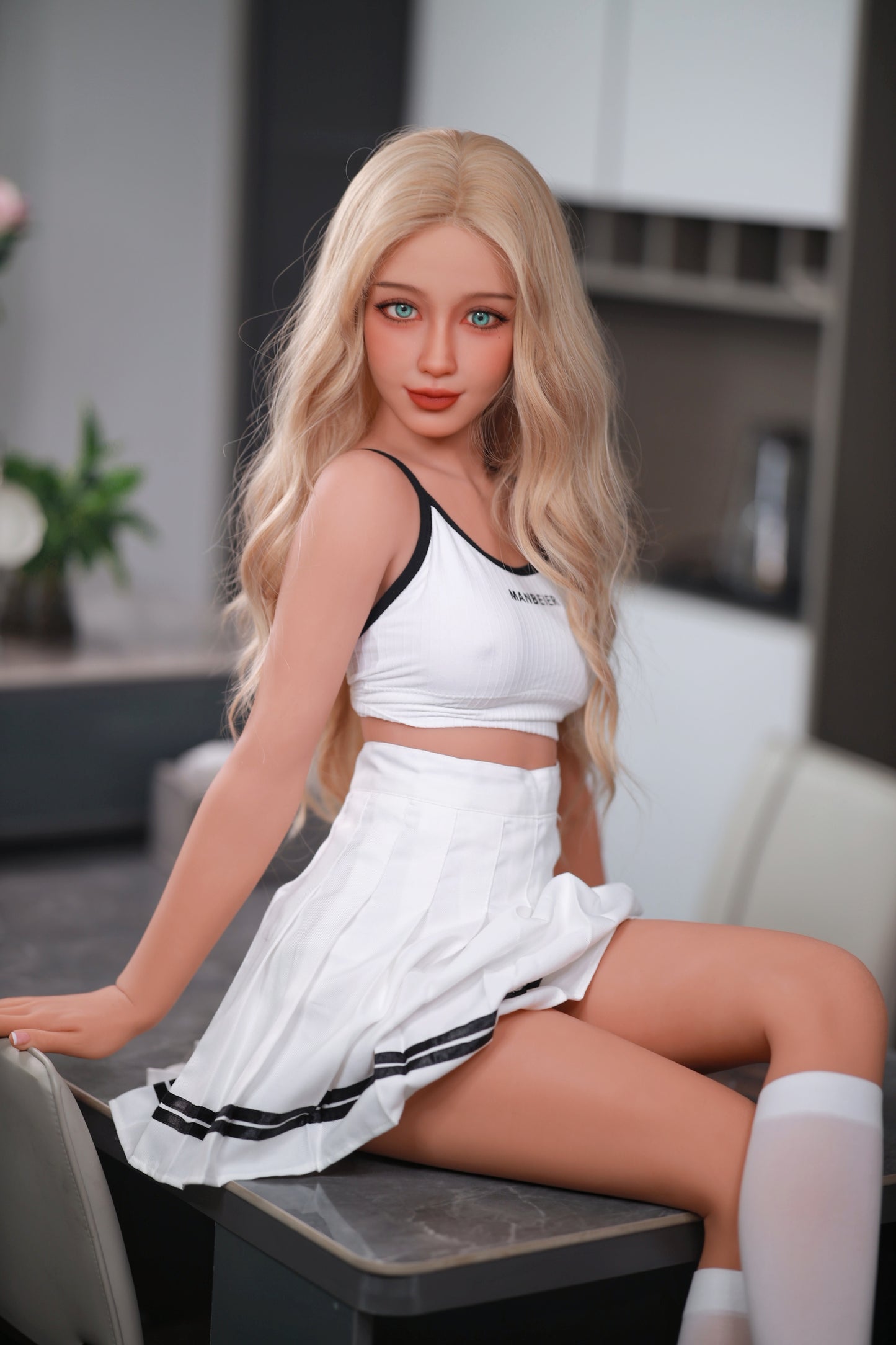 157cm blonde C cup young girl slim sex doll Fire doll new arrival