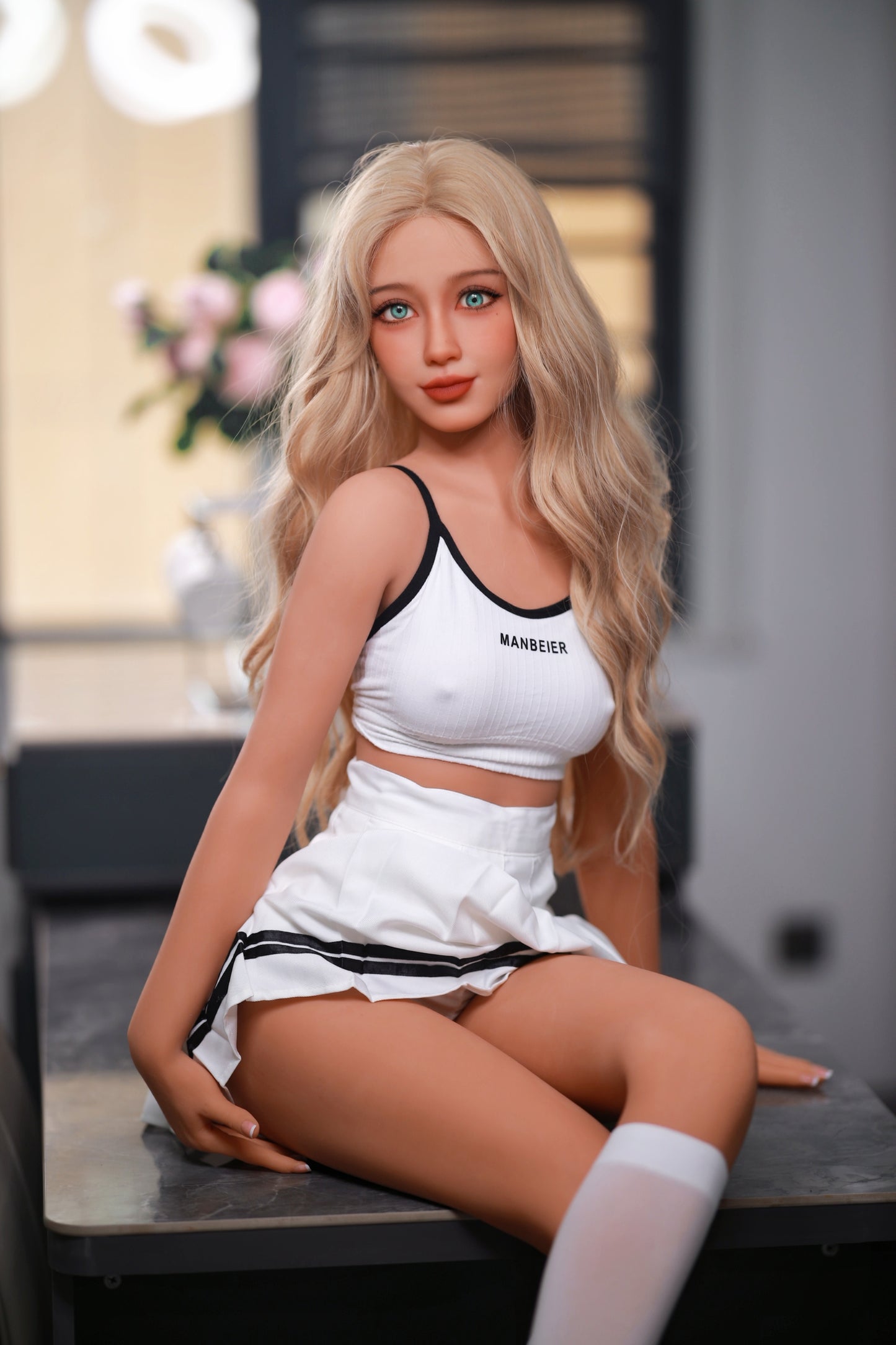 157cm blonde C cup young girl slim sex doll Fire doll new arrival