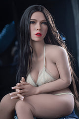 140cm black long hair big breast adult sex doll Galaxy doll