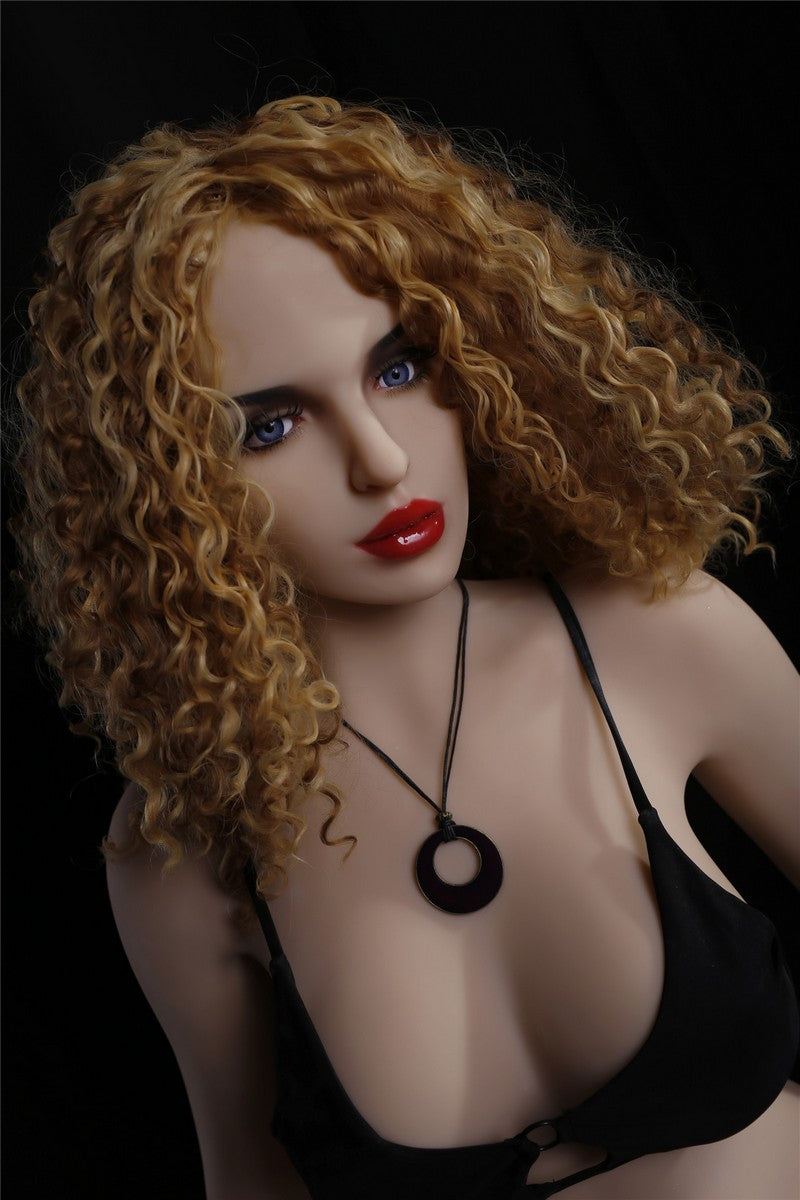 170cm curly hair Juliet TPE plump sex doll Qita Doll