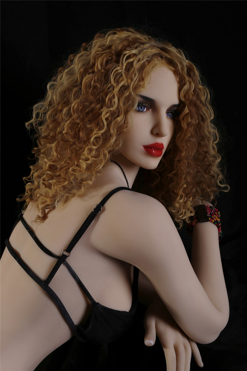 170cm curly hair Juliet TPE plump sex doll Qita Doll