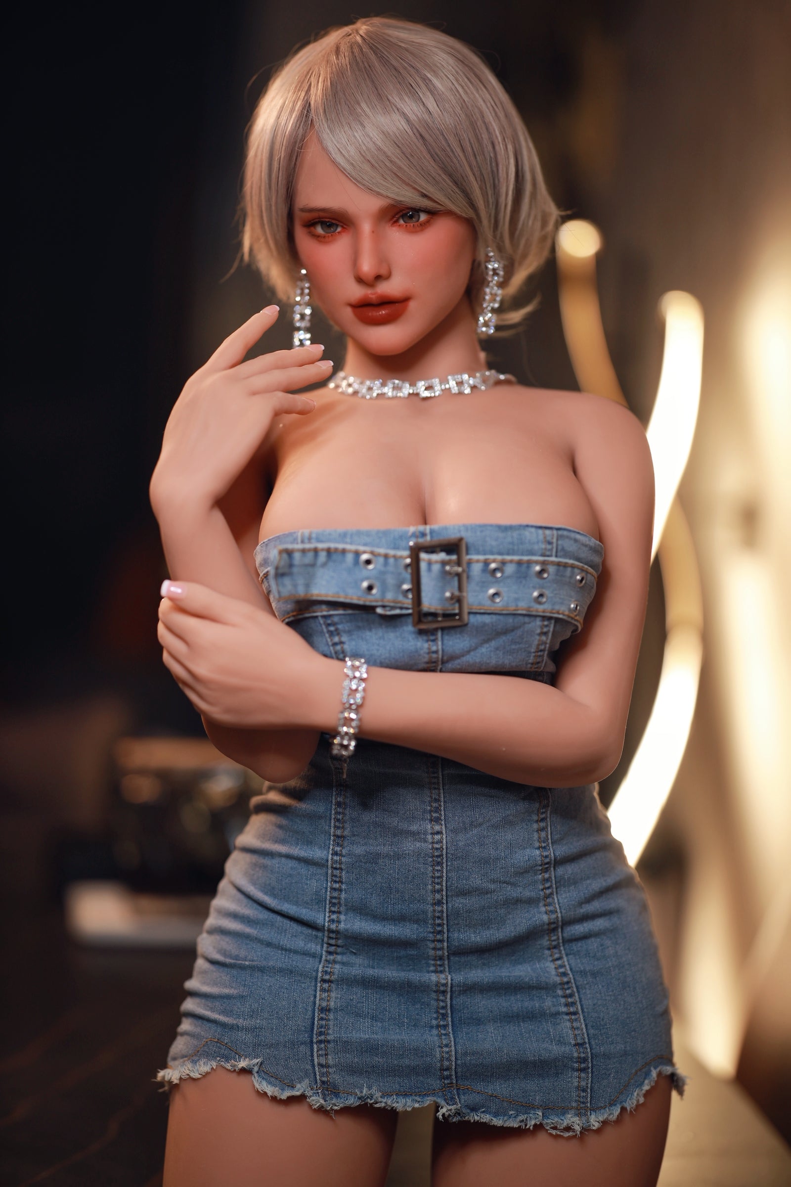 163cm Irene-Short hair lady E cup hot sex doll Fire doll