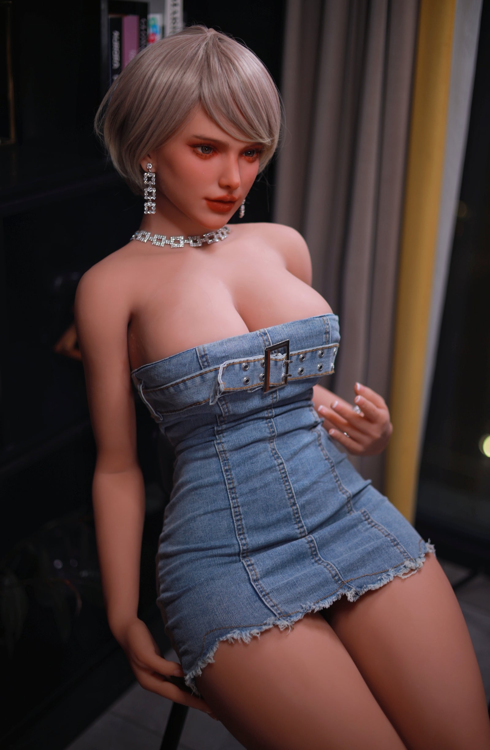 163cm Irene-Short hair lady E cup hot sex doll Fire doll