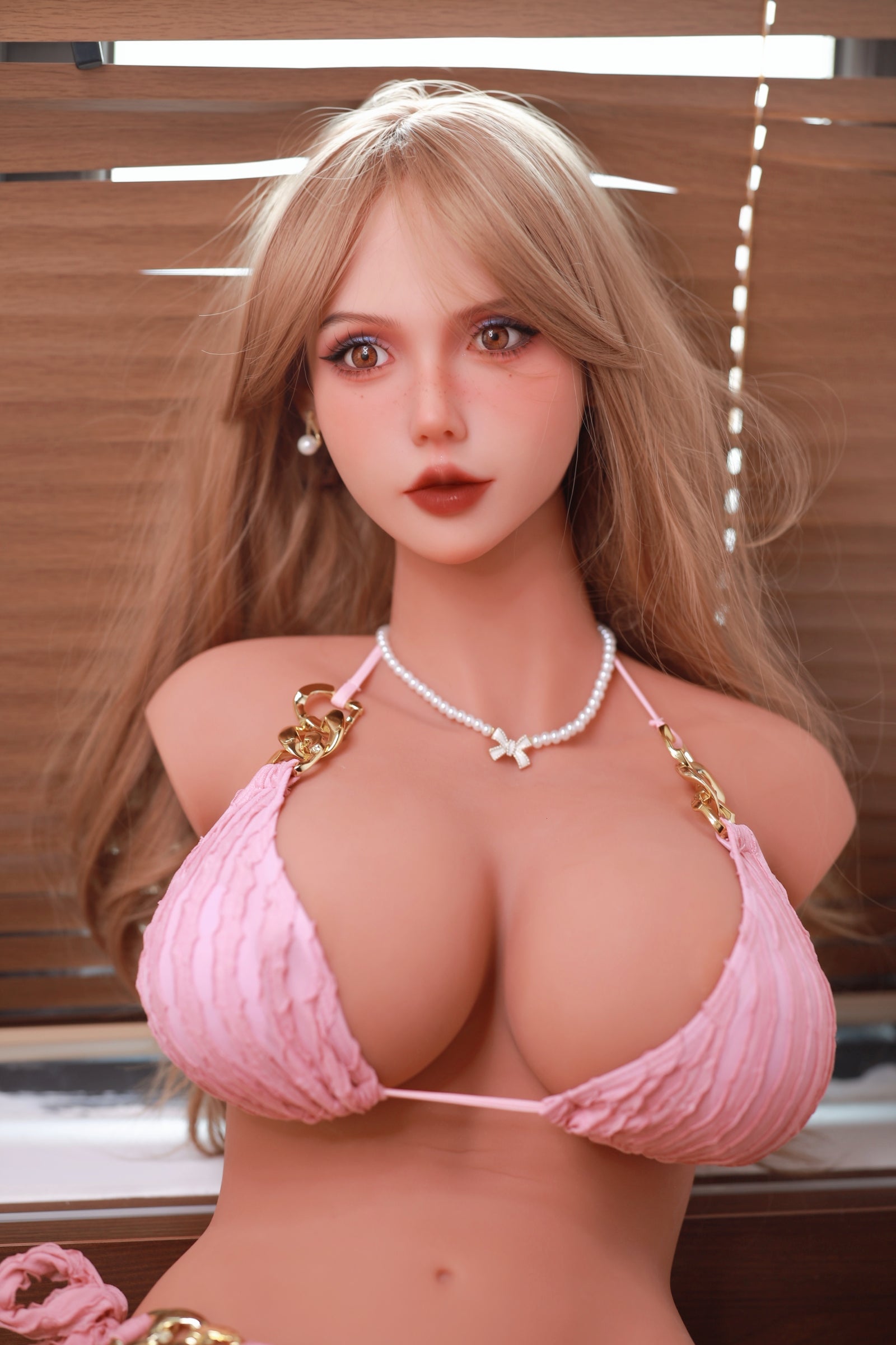 85cm brown hair half body sex doll lifelike sex doll torso