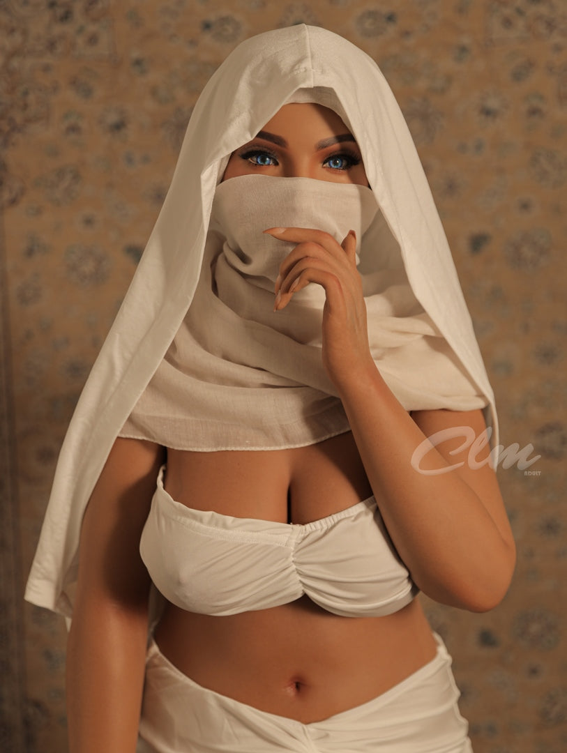 159cm Mouna Silicone Life Size Love Doll Arab Sex Doll Climax Doll