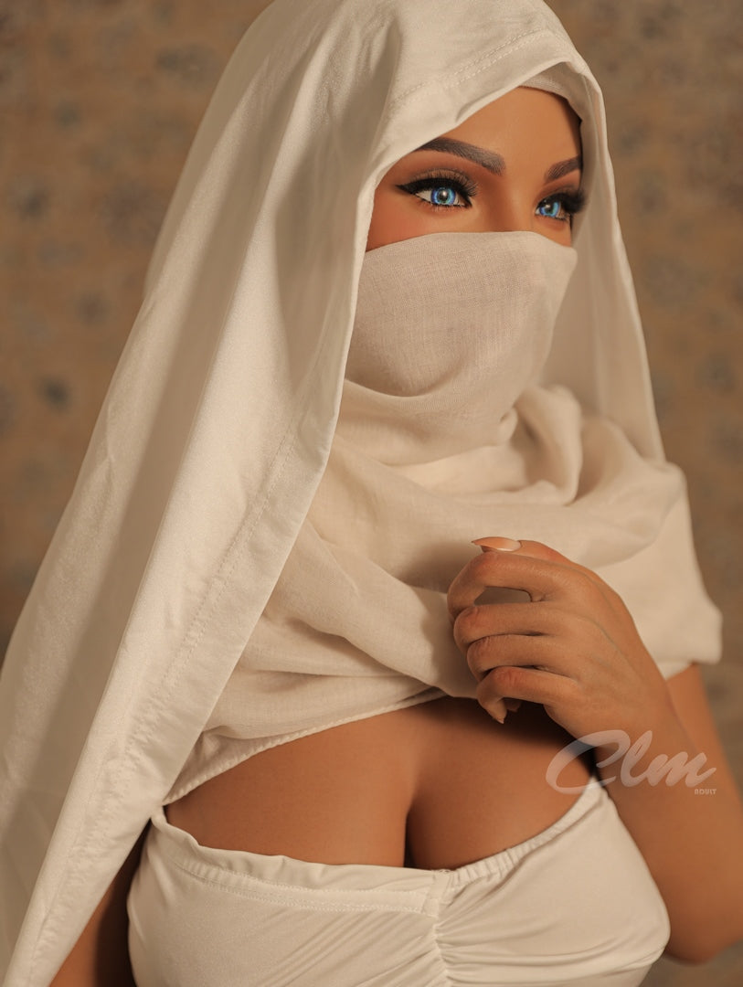 159cm Mouna Silicone Life Size Love Doll Arab Sex Doll Climax Doll