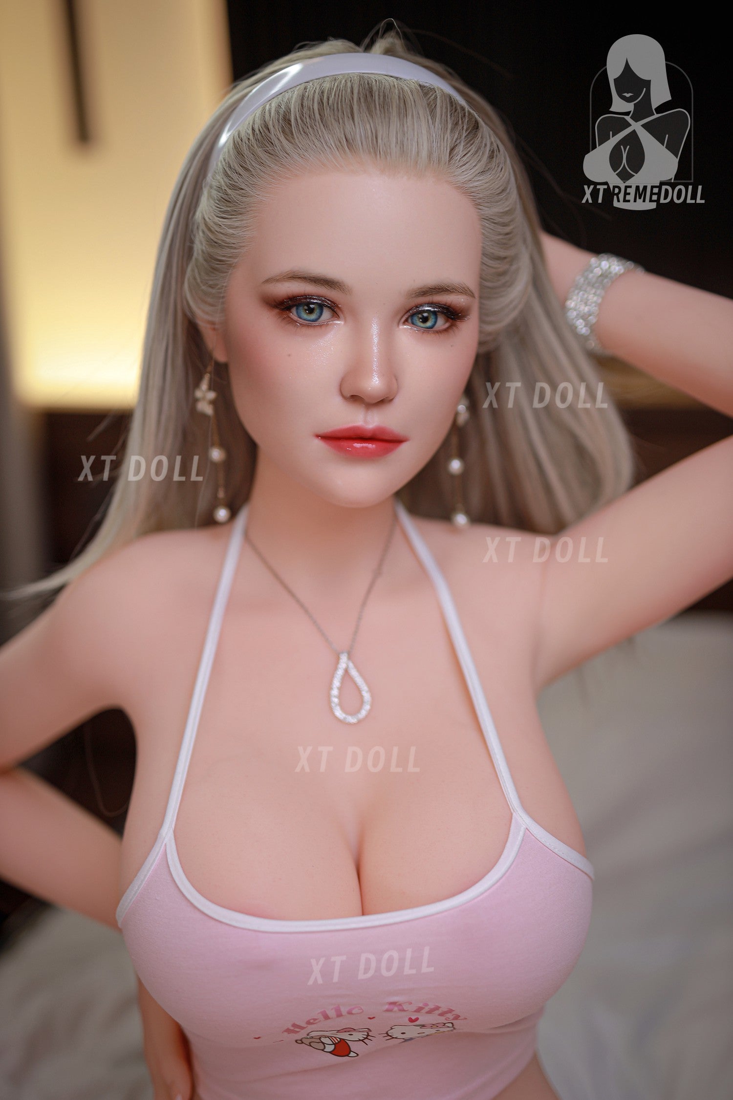 158cm Sally F-cup Perfect Body Silicone Head + TPE Body Sex Doll XT Doll -10