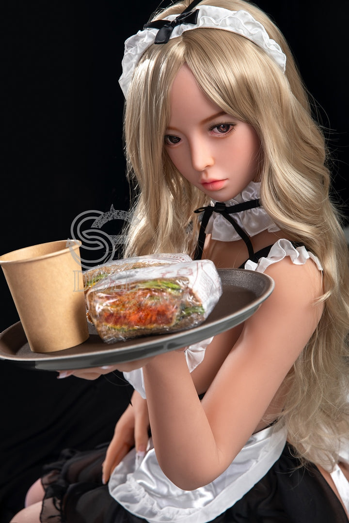 161 cm SE DOLL F cup cute blonde sex doll sexy waiter