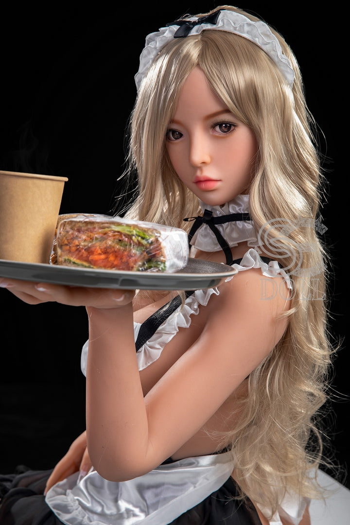 161 cm SE DOLL F cup cute blonde sex doll sexy waiter