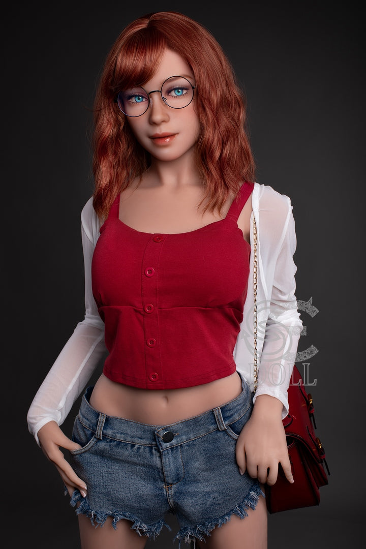 166cm C Cup Red Hair life size Sex Doll Bonnie