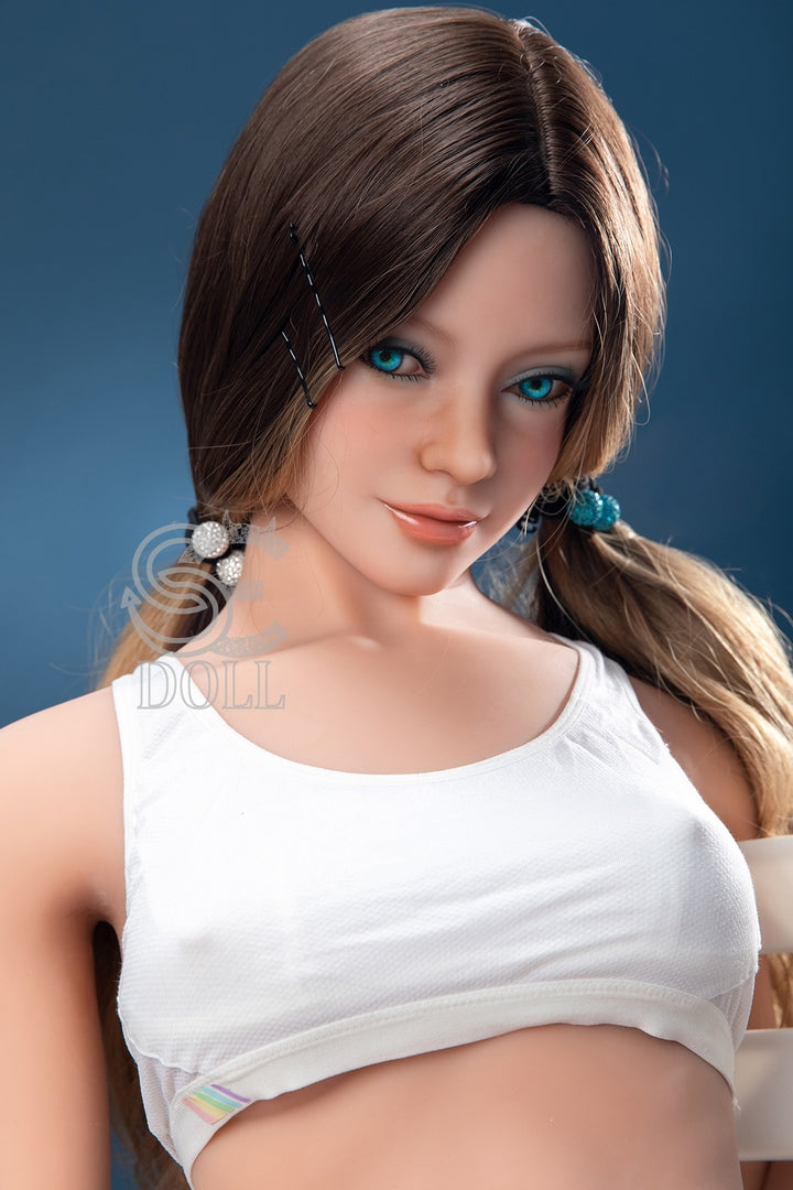 166cm C cup long hair slim sex doll french girl