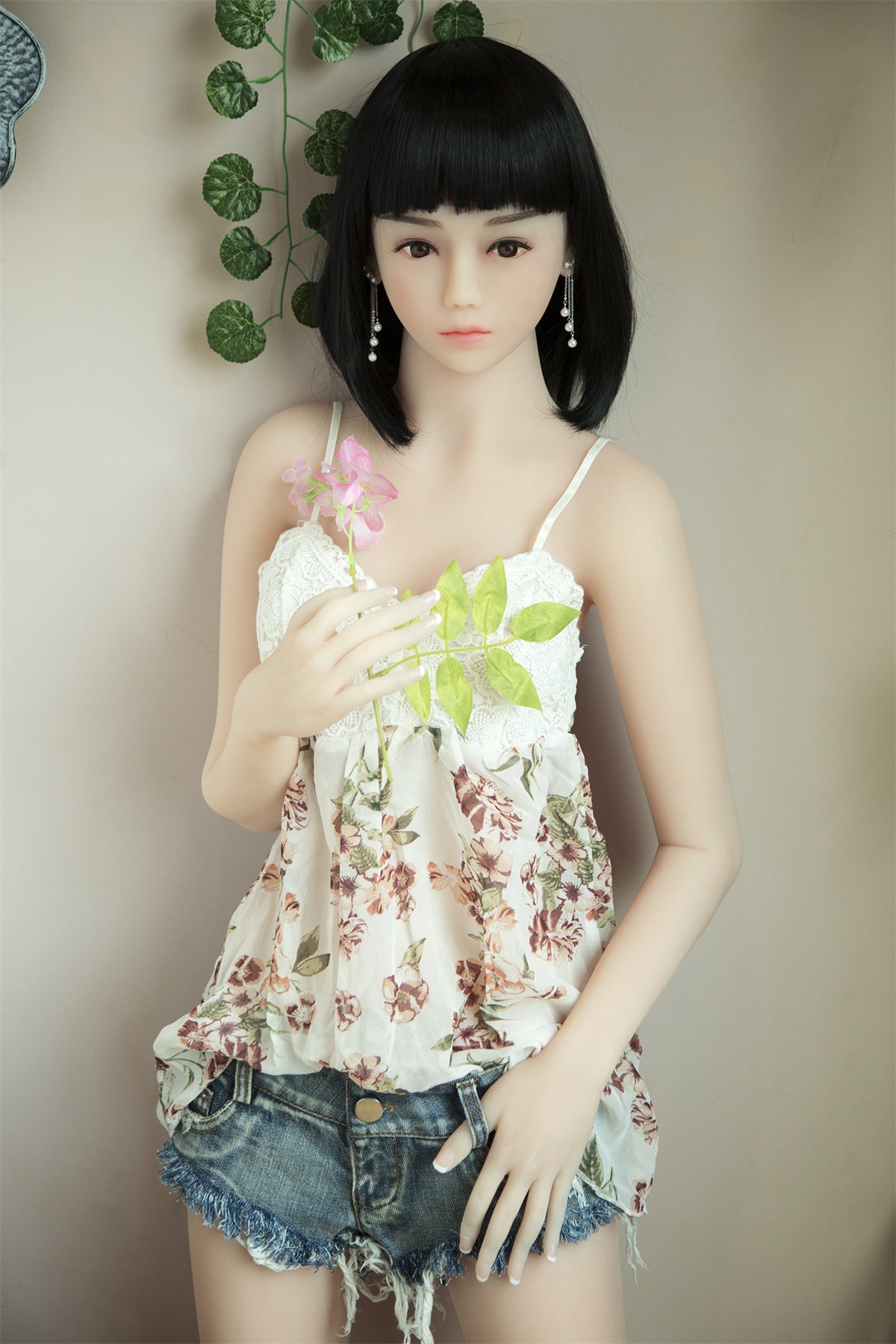 157cm flat chest cute sex doll Fire doll