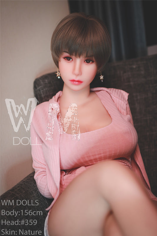 Real sex doll 156cm sexy doll mature woman transparent lingerie