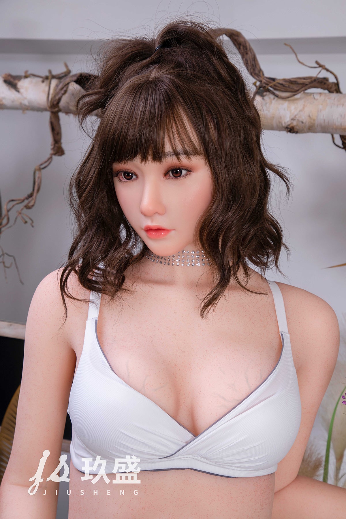 160cm D cup silicone head life size slim sex doll Jiusheng doll Betty