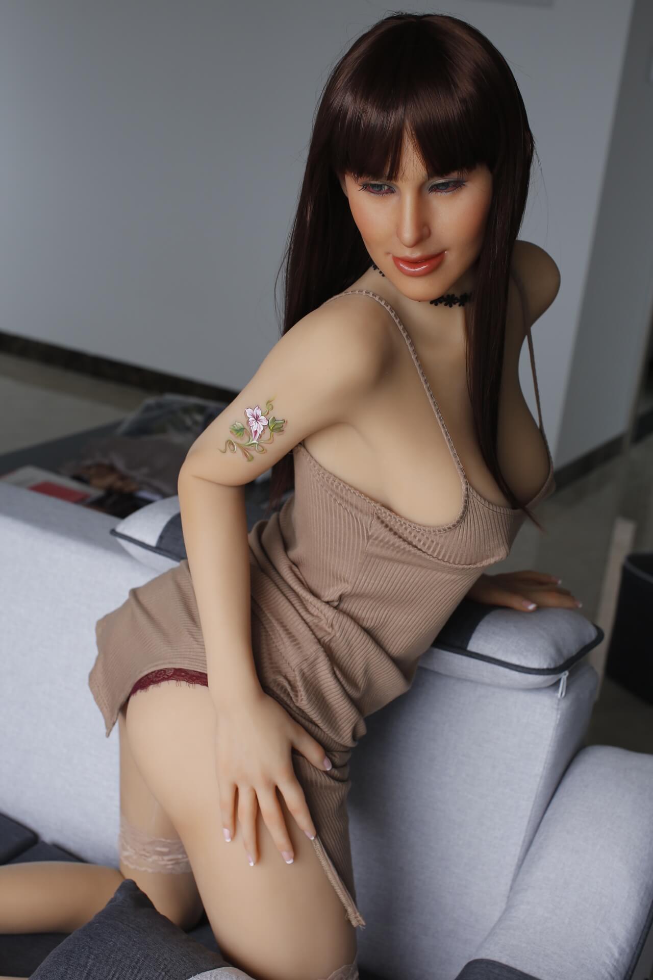 163cm Samantha Sexy Real Doll F Cup Lifelike Sex Doll Jiusheng Doll