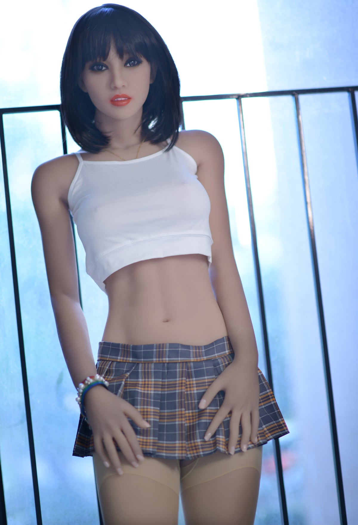 170cm short hair cheap TPE skinny sex doll 6YE Doll