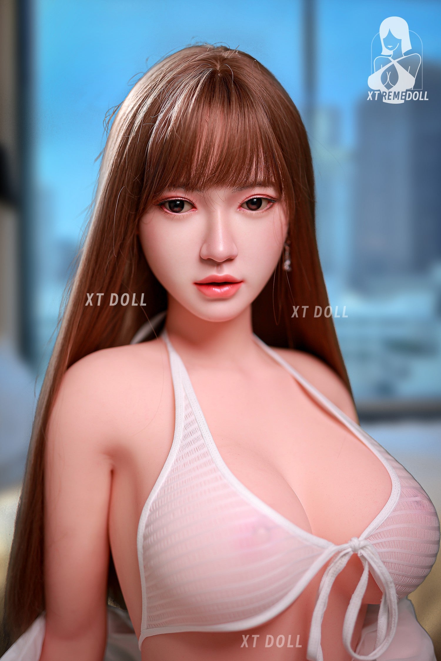 158cm Eva F-cup Silicone head TPE body beautiful sex doll XT Doll -14