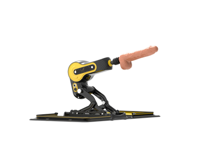 Sex machine "X8-MP3" with vibration and heating function