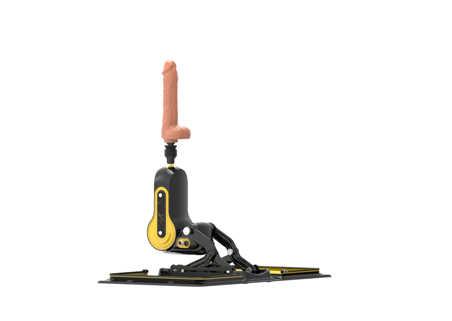 Sex machine "X8-MP3" with vibration and heating function