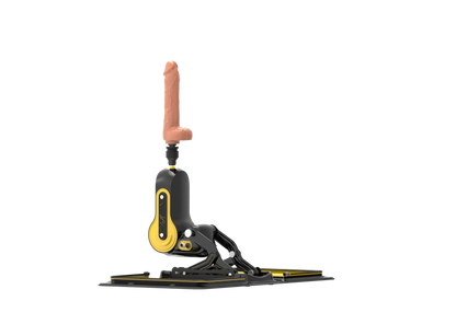 Sex machine "X8-MP3" with vibration and heating function
