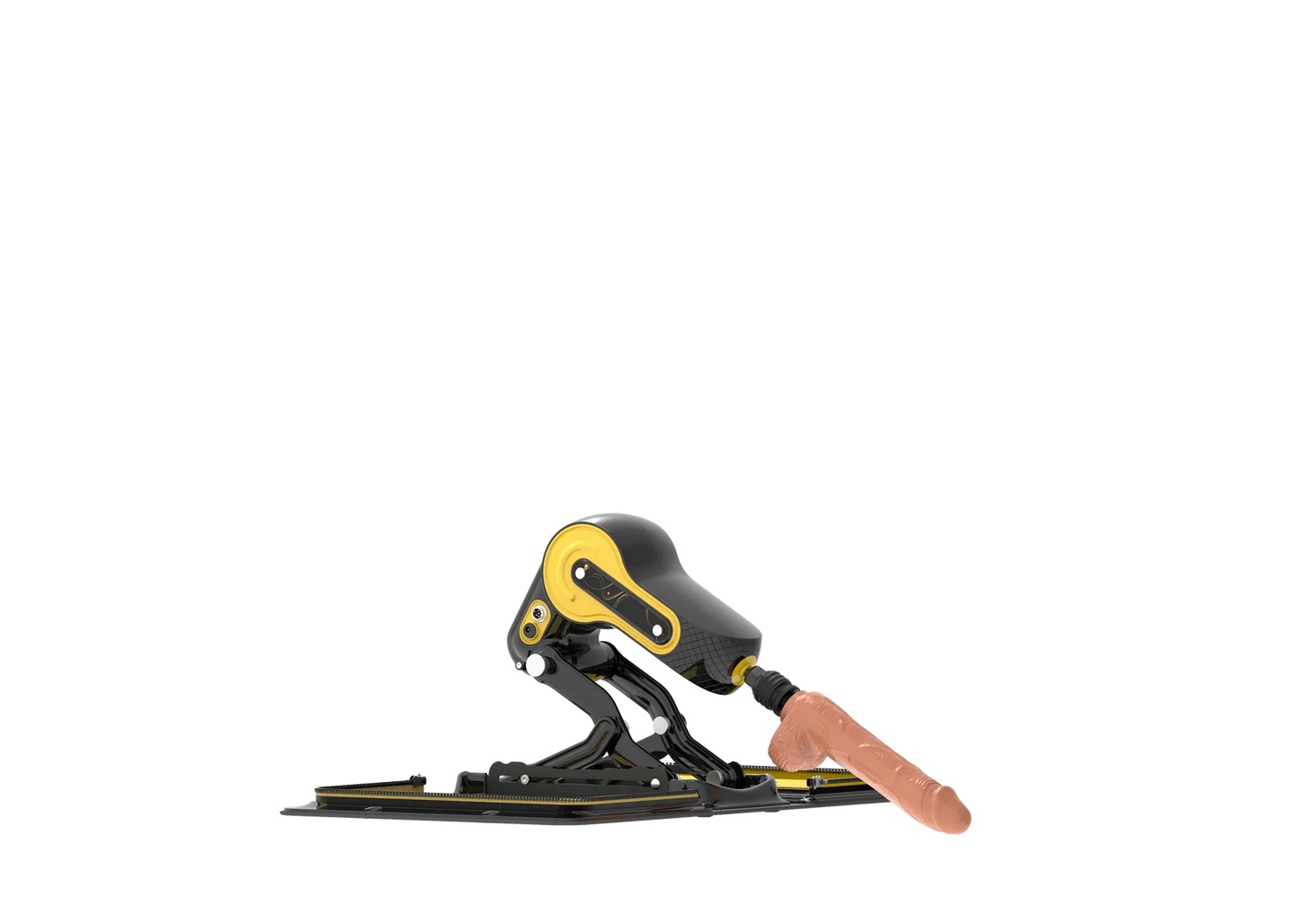 Sex machine "X8-MP3" with vibration and heating function